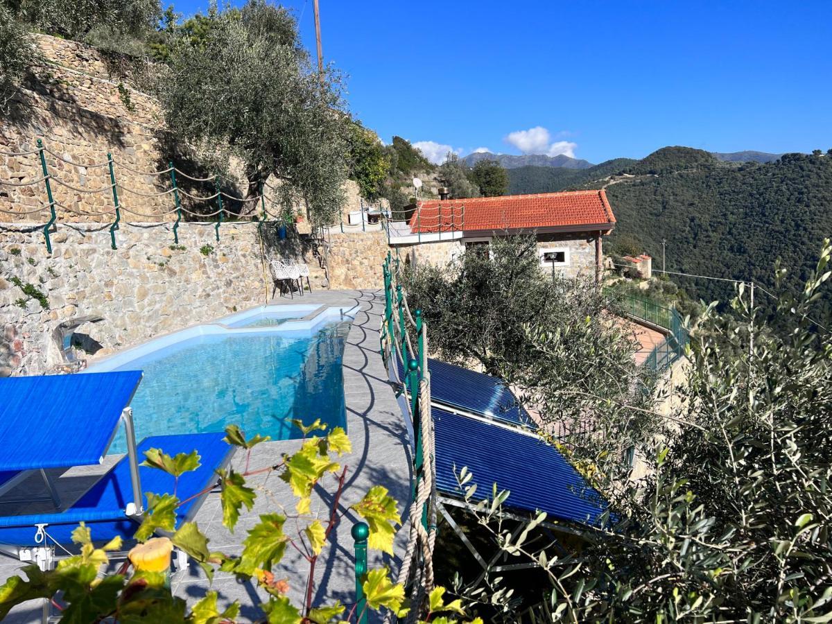 Villa Di Campagna Con Vista Mare 5 Camere Da Letto Pampara Экстерьер фото