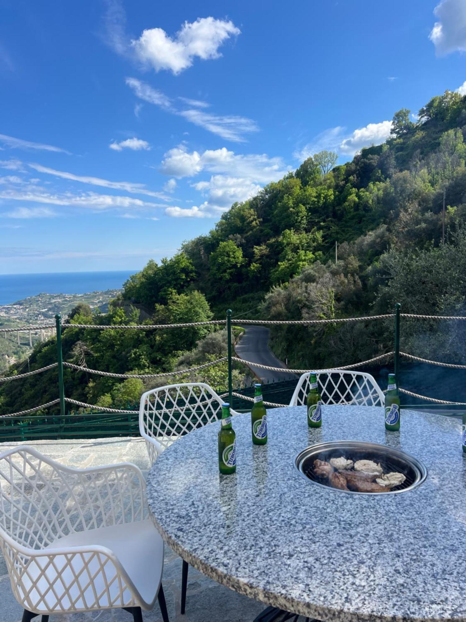 Villa Di Campagna Con Vista Mare 5 Camere Da Letto Pampara Экстерьер фото